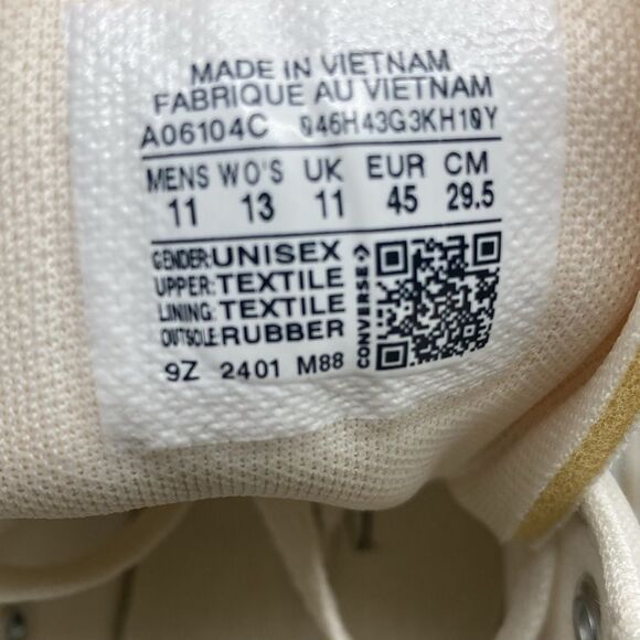 Converse Chuck Taylor All Star Logo Tag Hightop Sneaker Shoes Size 11 - Picture 5 of 16